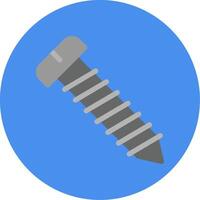 Screws Flat Multi Circle Icon vector