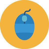 Mouse Flat Multi Circle Icon vector