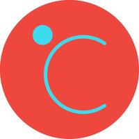 Celsius Flat Multi Circle Icon vector