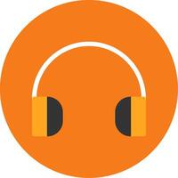 Ear Protector Flat Multi Circle Icon vector