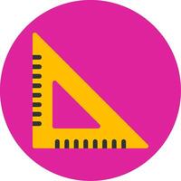 Set Square Flat Multi Circle Icon vector