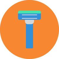 Razor Flat Multi Circle Icon vector