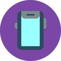Mobile Flat Multi Circle Icon vector