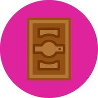 Door Flat Multi Circle Icon vector