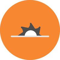 Saw Blade Flat Multi Circle Icon vector