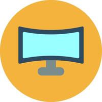 Lcd Flat Multi Circle Icon vector
