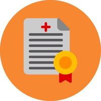 License Flat Multi Circle Icon vector