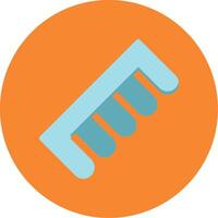 Comb Flat Multi Circle Icon vector