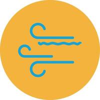 Wind Flat Multi Circle Icon vector
