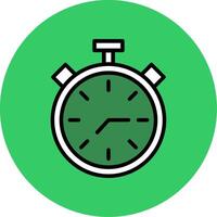 Alarm Filled Circle Icon vector