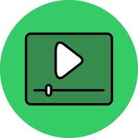 Editor Filled Circle Icon vector