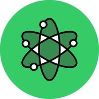 Solar System Filled Circle Icon vector