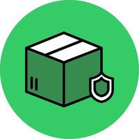 Package Filled Circle Icon vector
