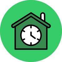 Waiting Filled Circle Icon vector
