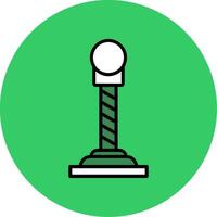 Gear Filled Circle Icon vector