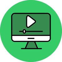 Editor Filled Circle Icon vector
