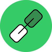Hyperlink Filled Circle Icon vector