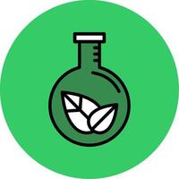 Science Filled Circle Icon vector