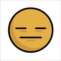 A smiley face with a closed eyes vector