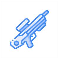 A gun icon on a white background vector