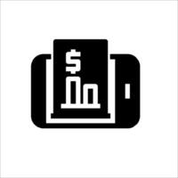 A smartphone with a dollar sign on it vector