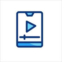 A player icon on a white background vector