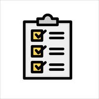 Checklist icon illustration vector