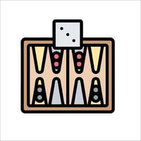 A game board with dice and dice in it vector