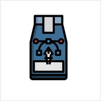 A coffee machine icon on a white background vector