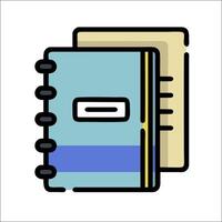 Notebook icon illustration vector