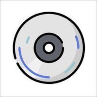 A cd icon on a white background vector