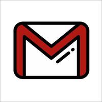 Google mail icon vector