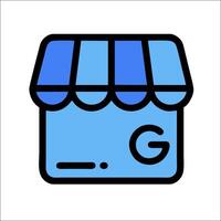 Google store icon vector