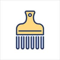 A brush icon on a white background vector