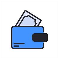 Wallet icon illustration vector