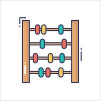 Abacus icon illustration vector