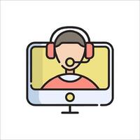 Call center operator icon, call center service, call center operator, call center operator, call center vector