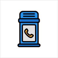 A phone icon in a can vector