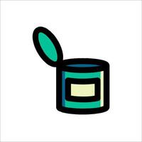 Can of paint icon illustration vector