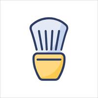 A brush icon on a white background vector