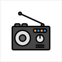 Radio icon illustration vector