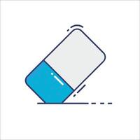 A tablet with a blue icon on it vector