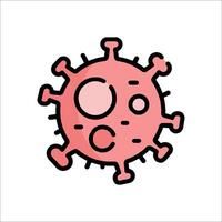 Coronavirus icon, illustration vector