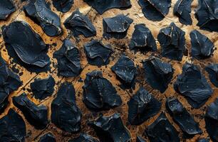 Close Up of Leopard Fur With Gold Glitter photo