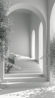 Stairs Leading to White Building photo