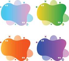 frame box bubble for text design vector