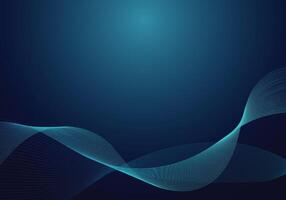 abstract light blue background with dynamic line wave vector
