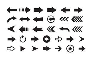 Arrow icon set. Arrow. Cursor. Illustration eps 10 vector