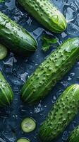 Pile of Cucumbers photo