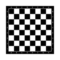 Wood checkered chess board. Chessman in flat style. Game figures. Strategy game, intelligent hobby activity, competition or tournament. illustration. vector